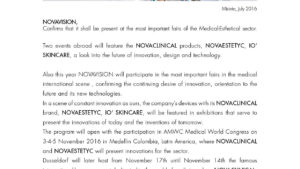 Novaclinical will participate in AMCW and Medica 2016