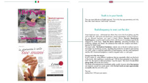 Youth is in your hands, Radiofrequency to even out the skin
